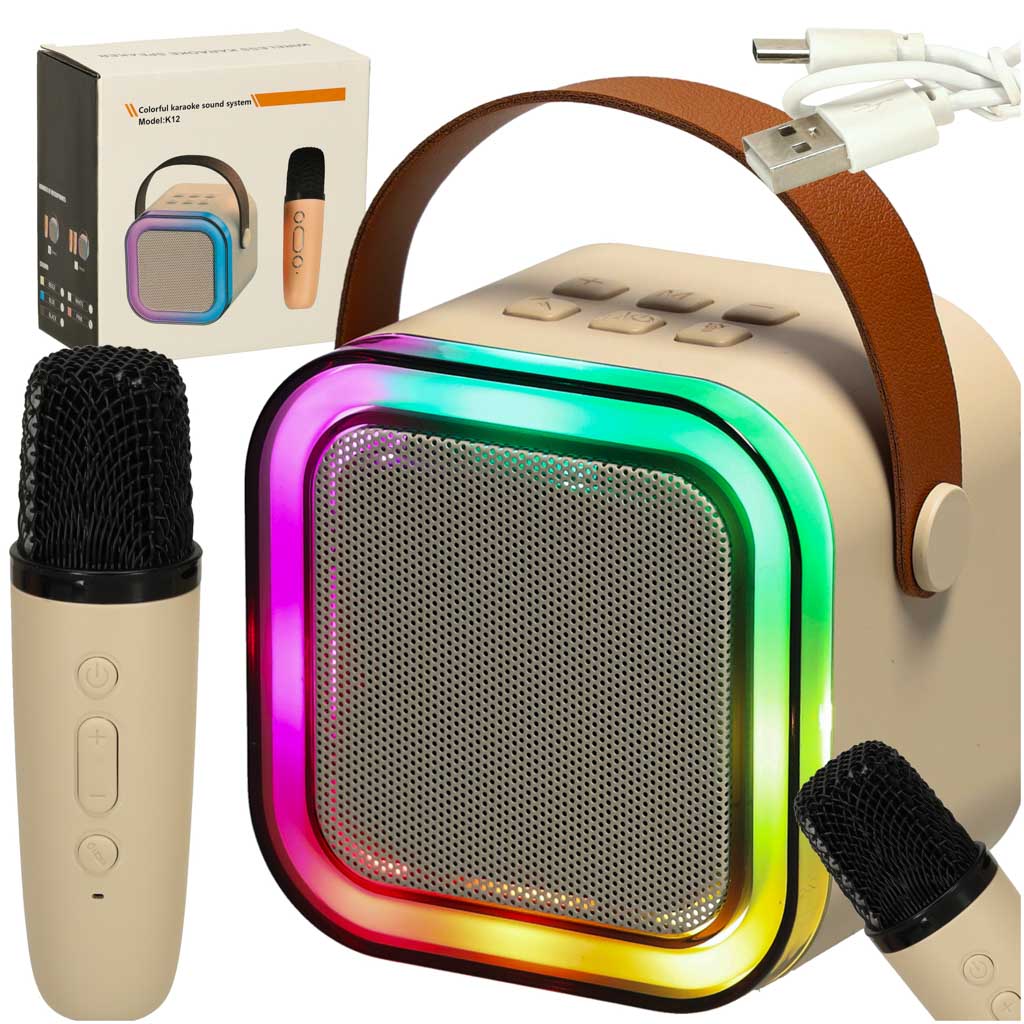 IKONKA Karaoke-Lautsprecher mit Mikrofon