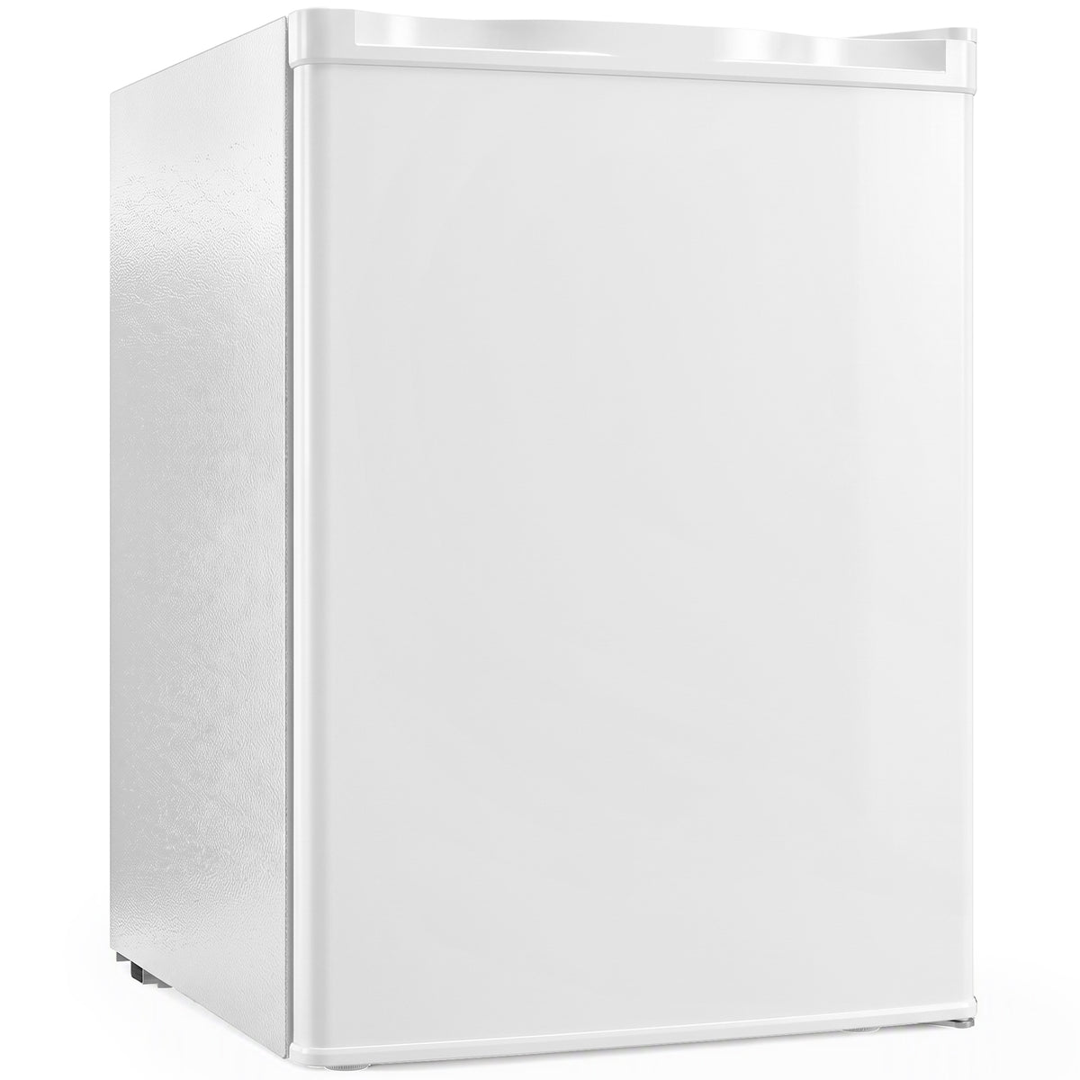 HOMCOM Minikühlschrank mit Gefrierfach, Einstellbares Thermostat, Kleiner Kühlschrank, Eintürig, 72,5 L, Weiß