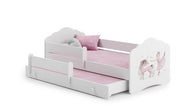 Kinderbett FALA BAR+SZU II 160x80 – Mädchen mit Einhorn