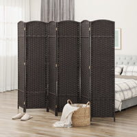 HOMCOM 6-teiliger Raumtrenner, Faltbarer Sichtschutz, Sichtschutzwand für Wohnzimmer, Schlafzimmer – Produktabbildung 10