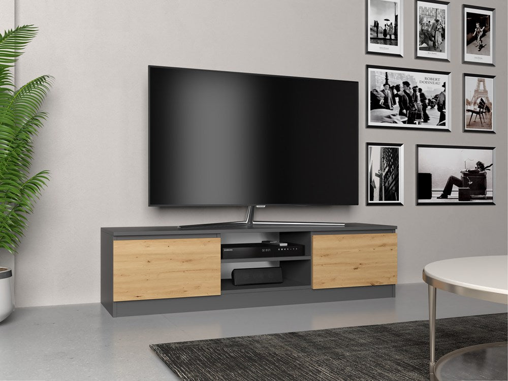 TV-Schrank Malwa 140 ANTHRAZIT ARTISAN – Produktabbildung 5