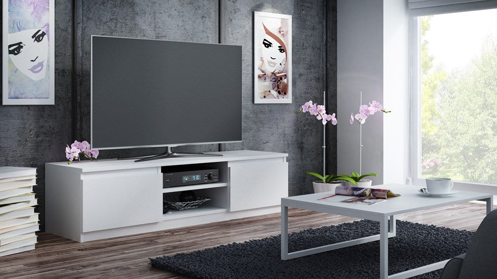 TV-Schrank Malwa 120 WEISS – Produktabbildung 2