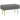 HOMCOM Sitzbank Polsterbank, mit Stauraum, Stahl, 79,5 cm x 37,5 cm x 43 cm, Dunkelgrau