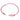 Crystal Gemstone Necklace Cord 45cm/18inch - Pink