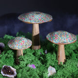 Med Mushroom -  15cm - Mediterranean Tile Pattern