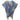 Nomad Sari Kaftan – Sea Blue with Gold Coral Print