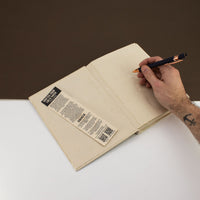 Lrg Lokta Inspiration Notebook (21x15cm) - 45 leafs - Your Words - inc bookmark