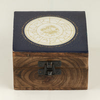 Small Enamelled Box -  Aquarius