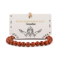 Petite Power Bracelet (17cmx6mm) - Carnelian