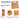 Flat Pack Gift Box - Lrg Hand Box  (28x12.5x26cm) - Brown Craft