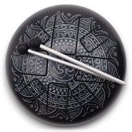 Happy Drum Om Mandala Engraved- 22x15cm