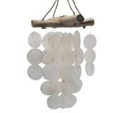 Pearl & Driftwood Cross Chime