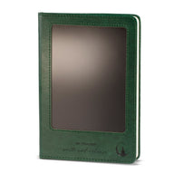 A5 Intention Note Book - LCD Wipe Screen - Green Leather Effect - 160 Pages