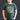 Nomad Sari Stonewashed Cotton T-Shirt – Chakra – Green – XL