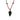 Cord Necklace Gemstone Pendant - Morganite Angel Wing