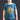 Nomad Sari Stonewashed Cotton T-Shirt – Hamsa – Blue – Small