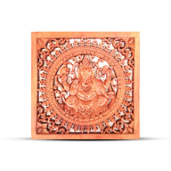 Square Decorative Wooden Buddha Ganesh Panel 40x40
