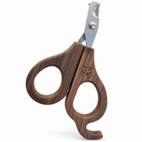 PAW Grooming Tools - Semi Circle Nail Clipper - Walnut - Stainless Steel (304)