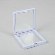 Med 3D Floating Frame Display 9x9cm - White