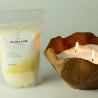 Fragranced Candle Sand - Cream - Regent Polo - 300g