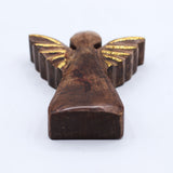 Small Mango Wood Angel - Gold Decor