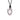 Laced Gemstone Teardrop Pendant - Rock Quartz