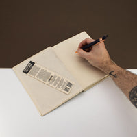 Lrg Lokta Inspiration Notebook (21x15cm) - 45 leafs - Write it Down - inc bookmark