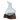 Molten Glass Fancy Mini Decanter on Wood 24cm