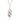 Cascade Wrapped Gemstone Necklace - Rough Rose Quartz