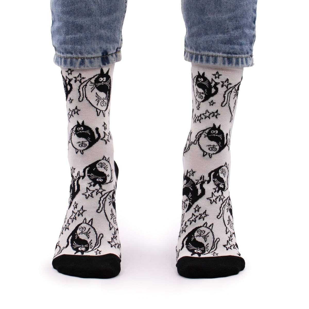Hop Hare Bamboo Socks (36-40) - Ying Yang