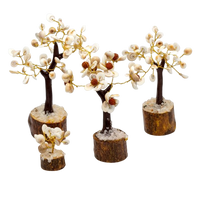 Gomati Chakra Circle Stone Trees - Set of 4