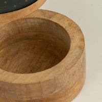 Round Enamelled Box  - Stay Wild Moon Child