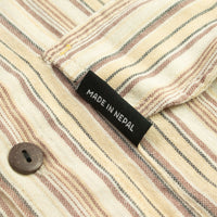 Nomad Sari Grandad Shirt - Brown Beige - XL