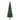 HOMCOM Künstlicher Weihnachtsbaum, schlank, Tannenzapfen, flammenhemmend, 54 x 195 cm, Grün