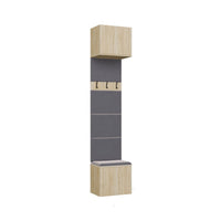 Garderobe Kleiderpaneel HAGA 1W EICHE SONOMA – Produktabbildung 10