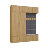 Garderobe HAGA IV/2Sz2W EICHE ARTISAN 2x Schrank + 2x Kleiderpaneel – Produktabbildung 12