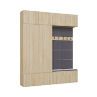 Garderobe HAGA IV/2Sz2W EICHE SONOMA 2x Schrank + 2x Kleiderpaneel – Produktabbildung 11