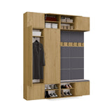 Garderobe HAGA IV/2Sz2W EICHE ARTISAN 2x Schrank + 2x Kleiderpaneel – Produktabbildung 13