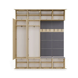 Garderobe HAGA IV/2Sz2W EICHE SONOMA 2x Schrank + 2x Kleiderpaneel – Produktabbildung 13