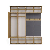 Garderobe HAGA IV/2Sz2W EICHE ARTISAN 2x Schrank + 2x Kleiderpaneel – Produktabbildung 14