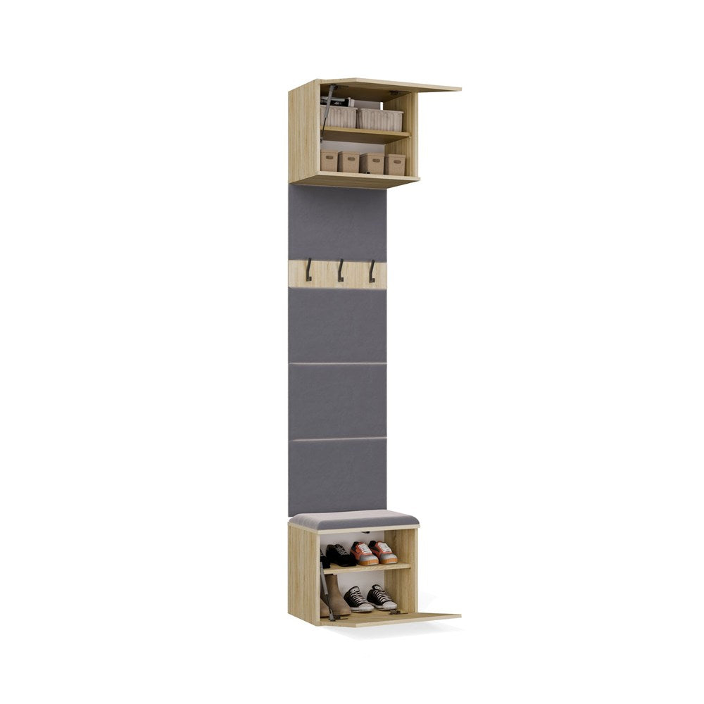 Garderobe Doppel-Kleiderpaneel HAGA II/2W EICHE SONOMA – Produktabbildung 13