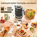 HOMCOM Wasserkocher- und Toaster-Set, 1,7 l 2200 W Schnellkoch-Wasserkocher mit Thermostat – Produktabbildung 4
