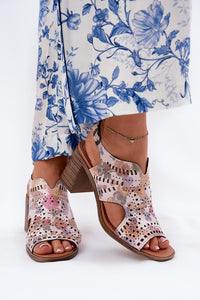  Sandalen mit Absatz model 211363 Step in style 