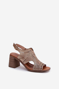  Sandalen mit Absatz model 211364 Step in style 