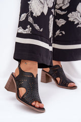  Sandalen mit Absatz model 211365 Step in style 