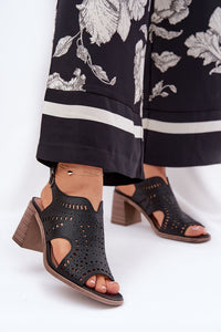  Sandalen mit Absatz model 211365 Step in style 