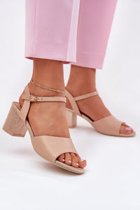  Sandalen mit Absatz model 213011 Step in style 