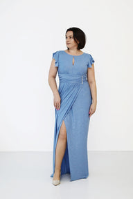  Langes Kleid model 215331 Jersa 