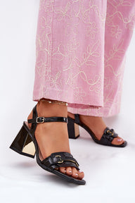  Sandalen mit Absatz model 215347 Step in style 