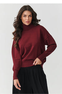  Rollkragenpullover model 217397 Makadamia 